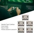 5pcs Type C Charging Port for, Replacement Controller USB C Charging Socket, Standard Type C Interface
