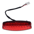 Motorcycle Tail Light Brake Light 12V Red Compatible with ATV Off-Road Motorcycle