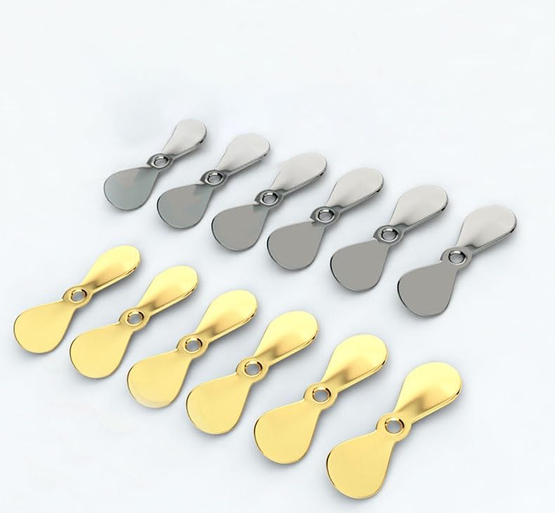 Pack of 100 Large Topwater Propeller Blades Prop Spin Custom Surface Wooden Lure Parts