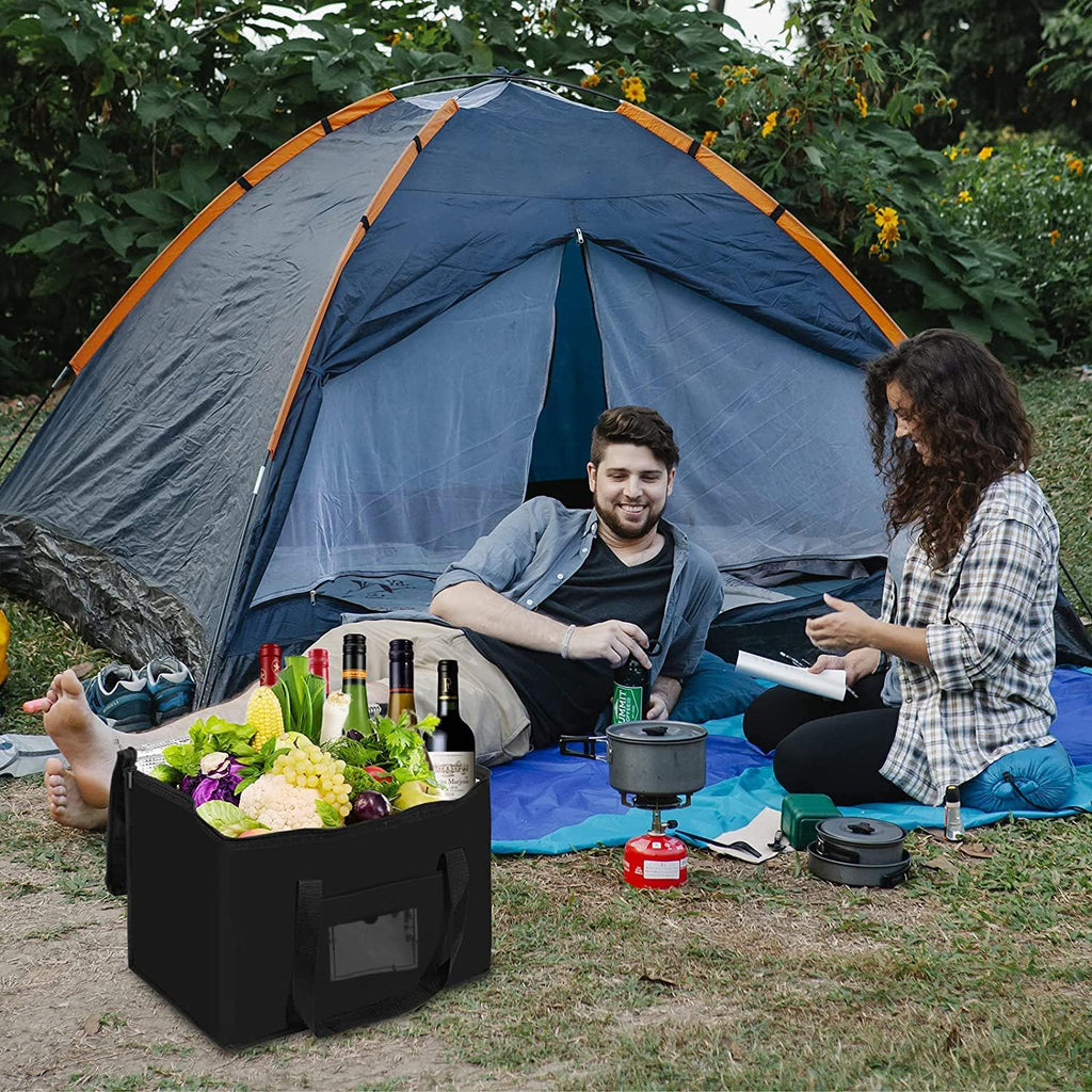 40L Soft Cooler Bag - Large Insulated Picnic Bag, Thermal Food Delivery Grocery Bag