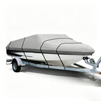 11-13FT：420cm*270cm Boat Cover Trailerable Marine Grade 210D grey