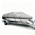 16-18FT：570cm*300cm Boat Cover Trailerable Marine Grade 210D grey