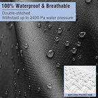 11-13ft Boat Cover Trailerable Marine Grade 600D Black