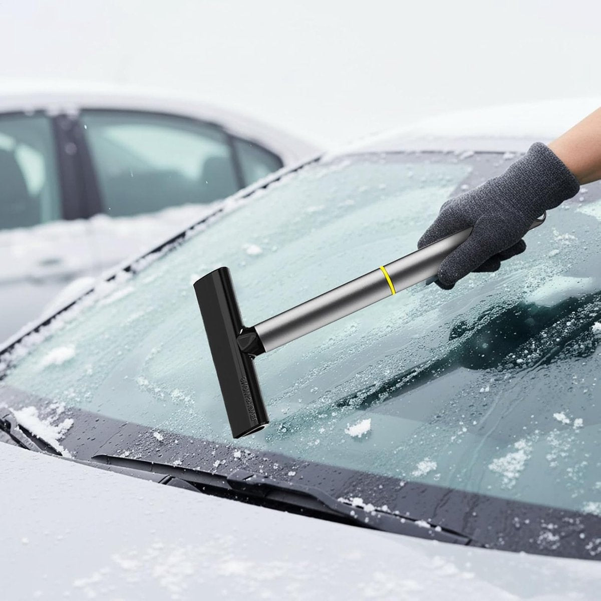 Car Snow Removal Tools - Snow Plows - Car Snow Shovels - Car Wiper Blades - Windshield and Window Cleaning Tools - Handy for Clearing Snow from Home and Vehicle.