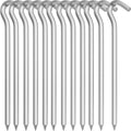 Tent peg - 8 cm / 7 inch - Metal aluminum awning peg - Camping peg Tent anchor - Silver