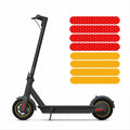 Reflective Tape (2 Colors) - Reflective Stickers for Bicycles - Warning Reflective Stickers - Suitable for Electric Scooters, Bicycles and Motorcycles