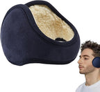 Unisex winter earmuffs - Warm earmuffs suitable for outdoor use - Adjustable, thick fleece earmuffs for head warmth - Suitable for skiing, cycling and outdoor activities