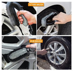 10-piece car wash & polishing set - car wash brushes - car wash tool set - professional accessories with brushes & microfiber cloths - including storage box