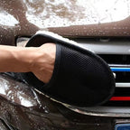 Car polishing cloth set - 2-piece set - polishing gloves - car wash gloves - car wash cloth - super strong stain removal without damaging the car paint