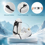 Non-slip snow boots - Set of two - Safe walking on icy and snowy surfaces - Suitable for size L (40-48) - Non-slip spikes - Suitable for winter walking, hiking, jogging, strolling and mountaineering
