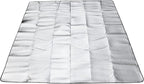 Double Sided Aluminium Foil Foam Camping Mat, Waterproof Insulated Ground Sheet for Tents, Beach, Picnics and Outdoor Sleeping, 195 x 195 cm