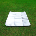 Double Sided Aluminium Foil Foam Camping Mat, Waterproof Insulated Ground Sheet for Tents, Beach, Picnics and Outdoor Sleeping, 195 x 195 cm