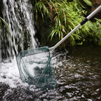 Telescopic Fishing Landing Net, Extendable Freshwater Net for Kids and Adults, Ponds, Lakes, Kayaks and Catch and Release, 102 to 160 cm