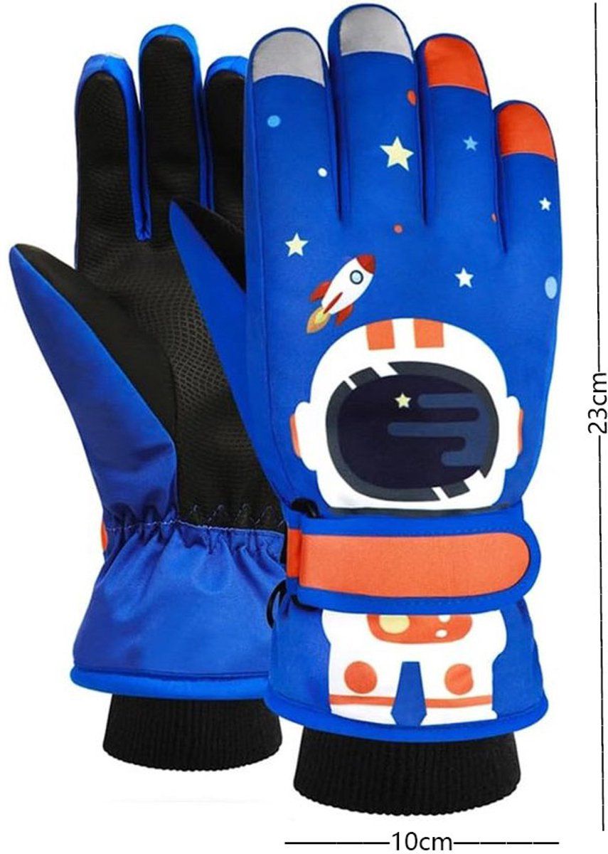 Winter Gloves, Warm gloves, Gloves, children's gloves, waterproof children's gloves, for Cold Weather, Travel and Daily Winter Wear, Blue