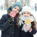 Children's Ski Gloves, Thick Warm Waterproof Windproof Winter Snow Gloves for Outdoor Cold Weather Wear, Size M, Blue