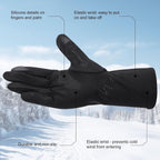Winter Gloves, Winter Touchscreen Warm Gloves, Men's Lightweight Running Gloves Cold Weather Thermal Non-Slip Gloves, M