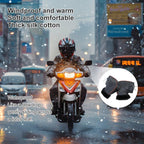 Cycling Gloves, Motorcycle Handlebar Gloves, Universal Motorcycle Handlebar Cover, Warm Cycling Gloves, Windproof and Warm, Black