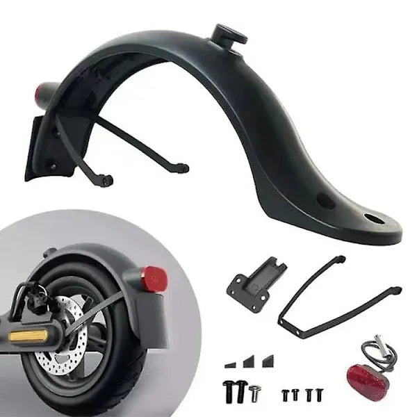 Professional Rear mudguard compatible with Xiaomi M365/1s/pro/pro2 electric scooter, Made of Aluminum, Black Color