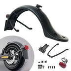 Professional Rear mudguard compatible with Xiaomi M365/1s/pro/pro2 electric scooter, Made of Aluminum, Black Color