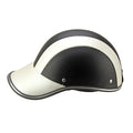 Motorcycle Half Helmet Cap Half Helmet Electric Bike Scooter UV Protection Safety Helmet 54-60cm Silver Silver, Made of Fabric