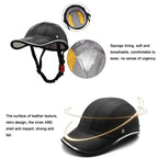 Motorcycle Half Helmet Cap Half Helmet Electric Bike Scooter UV Protection Safety Helmet 54-60cm Silver Silver, Made of Fabric