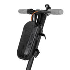 Replacement 4L hard shell bag electric scooter bag hard shell EVA waterproof front bag hanging bag driving folding bicycle bag, Black Color