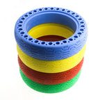 For Xiaomi electric scooter color solid tire multi-color honeycomb tire hollow air-free tire M365 explosion-proof solid tire, Replacement Part