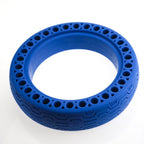 For Xiaomi electric scooter color solid tire multi-color honeycomb tire hollow air-free tire M365 explosion-proof solid tire, Replacement Part