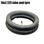 Compatible 14x2.125 Outer Tire Inner Tube FOR Children's Wheel Parts 14 Inch Inflatable Scooter Electric Bike Tire