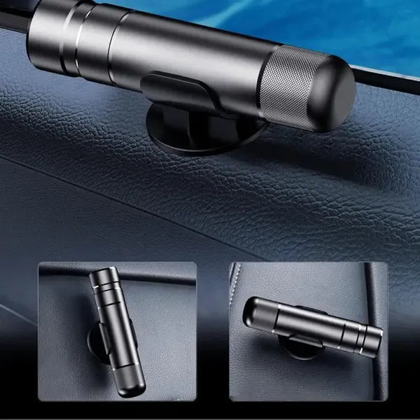 Practical High Performance Vehicle Safety Hammer with Seatbelt Cutter & Glass Breaker, Compact Emergency Escape Tool