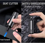 Practical High Performance Vehicle Safety Hammer with Seatbelt Cutter & Glass Breaker, Compact Emergency Escape Tool