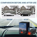 2pcs Car Ice Remover Portable Mini Universal SUV Truck Vehicle Car Window Glass Winter Electromagnetic Molecular Interference Antifreeze qd
