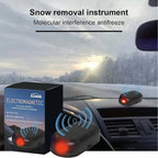 2pcs Car Ice Remover Portable Mini Universal SUV Truck Vehicle Car Window Glass Winter Electromagnetic Molecular Interference Antifreeze qd