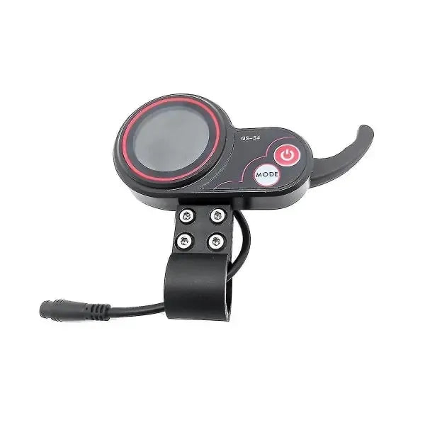 Qs-s4 48v-60v Throttle Throttle LCD Display Meter compatibility with Zero 8 9 10 8x 10x Electric Scooter 6pin Display-ya, Made of Plastic, Black Color