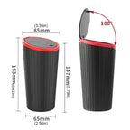 Pressure Type Car Trash Can with Lid, Waterproof Inner Container Replacement for  Car Cup Holder, Multifunctional Car, Made of Plastic