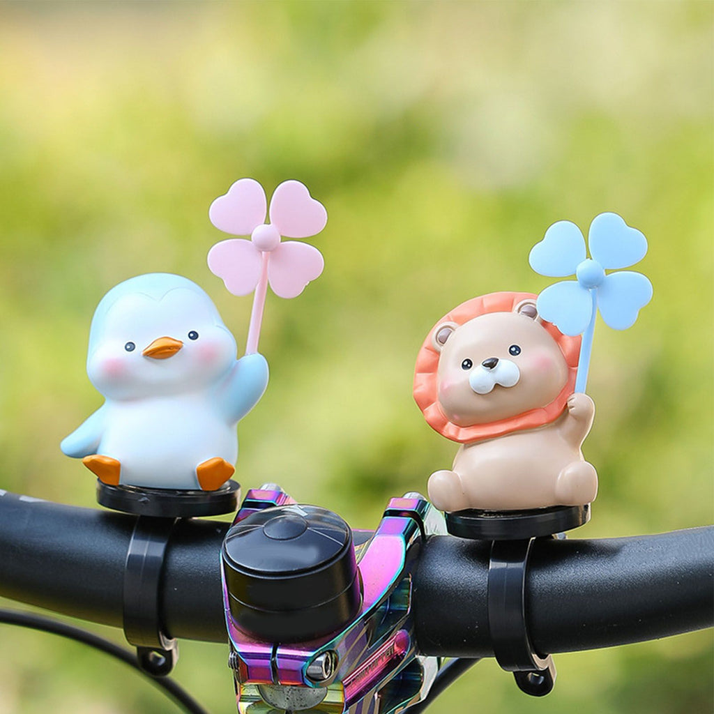 Replacement Bicycle Handlebar Ornament Cute Animal Waterproof Lightweight Electric Scooter Handlebar Decoration, Made of Plastic