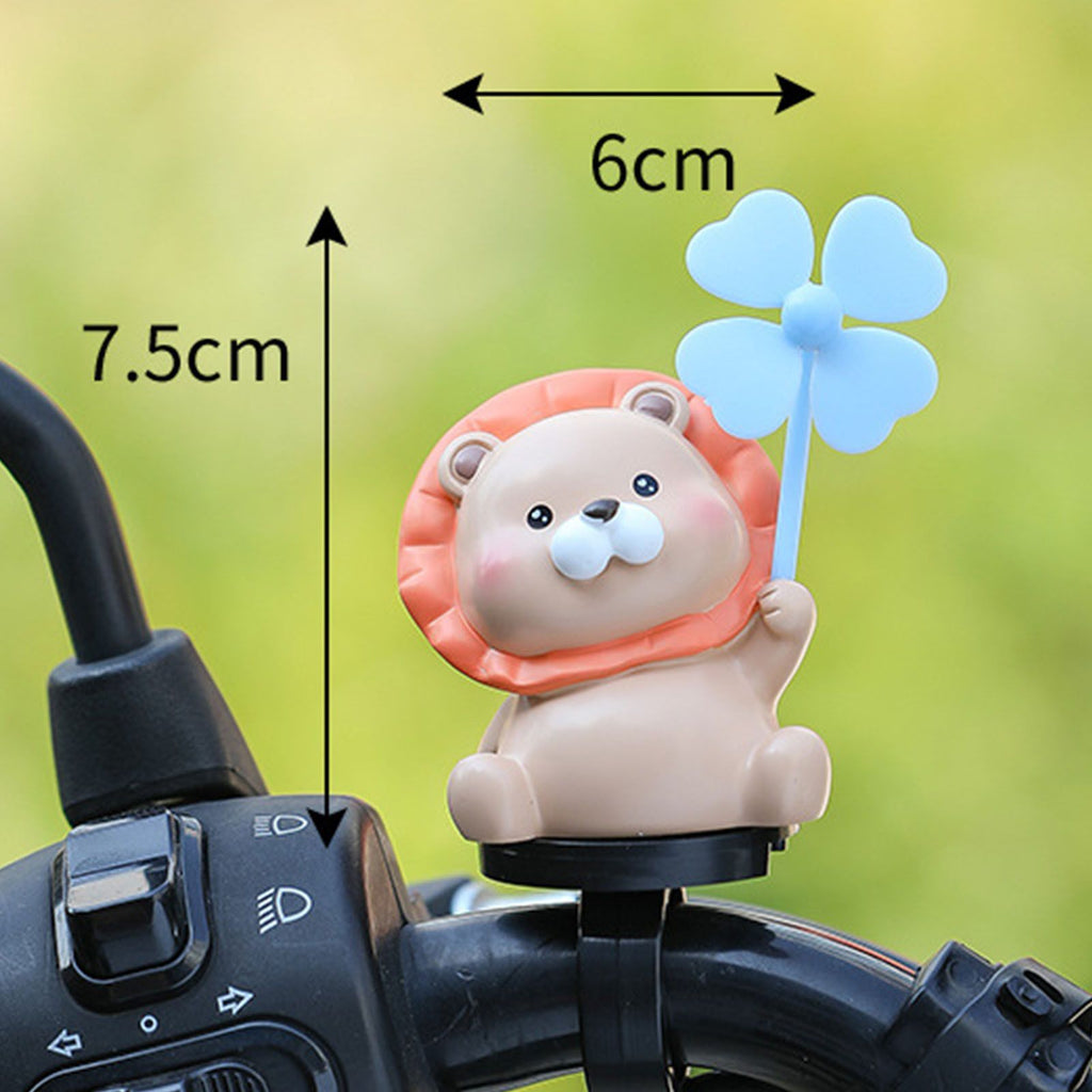 Replacement Bicycle Handlebar Ornament Cute Animal Waterproof Lightweight Electric Scooter Handlebar Decoration, Made of Plastic
