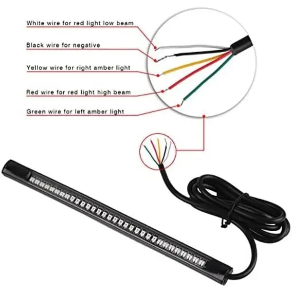 Practical High Performance Replacement 48 LED brake lights fit motorcycle car bicycle with 12V light, 2pcs, Excellent Performance