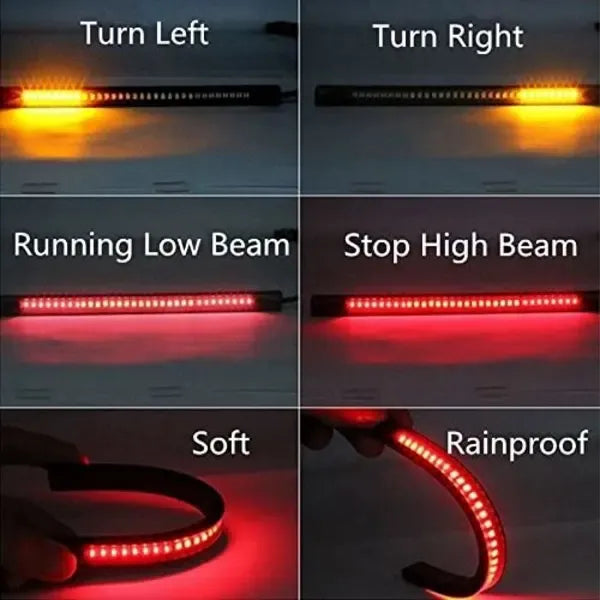Practical High Performance Replacement 48 LED brake lights fit motorcycle car bicycle with 12V light, 2pcs, Excellent Performance