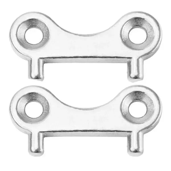2 pcs Marine Boat Tank Cap Wrench Stainless Steel Gasoline Water Fuel Tank Filling Tool Marine Yacht Boat, Silver Color