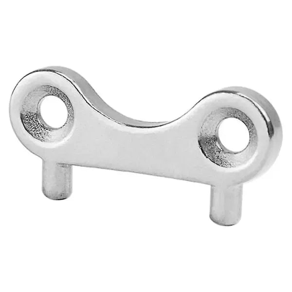 2 pcs Marine Boat Tank Cap Wrench Stainless Steel Gasoline Water Fuel Tank Filling Tool Marine Yacht Boat, Silver Color