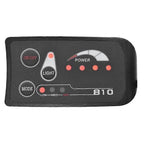 S810 E-Bike Meter LED Display IP65 36V UART Compatible with Electric Bike Electric Bicycle Meter (36V) Black 5PIN, ABS + Plastic material, Black Color