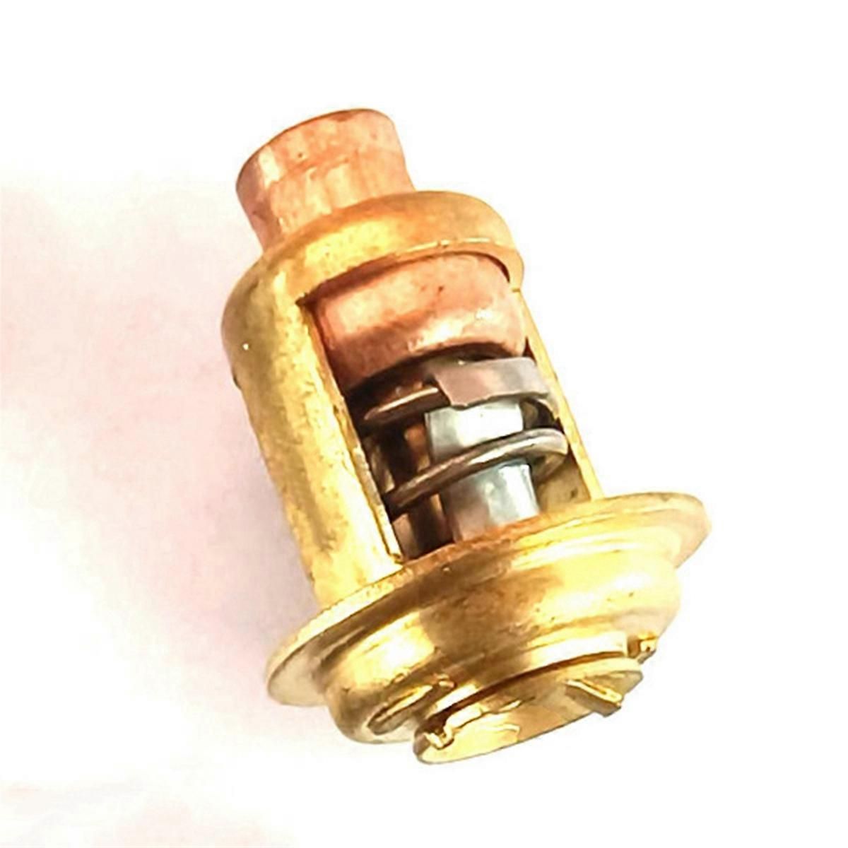 5005440 Brass Thermostat & Seal Kit Compatible with Johnson Evinrude 5-235 HP Outboard Motor Replaces 83, Brass + Copper material, Red Color
