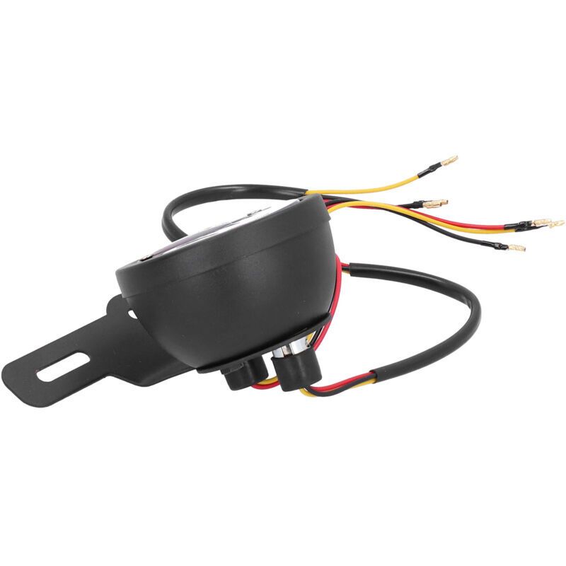 DC12V Vintage Tail Light Brake Stop Light with License Plate Bracket Universal for Yamaha Motorcycle, ABS + Metal material