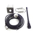 VHF Marine Antenna 156-163MHz Waterproof Rubber Mast Antenna With 5m Rg-58 Cable For Boat Sailboat Y, Stainless Steel + Rubber material