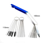 Carburetor Cleaning Kit Cleaning Needles Brushes Cleaning Tools, Stainless Steel + Steel material, car washing and detailing