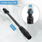 High pressure washer lance 150bar accessory for karcher k2 k3 k4 k5 k6 k7 with adjustable nozzle, car washing and detailing