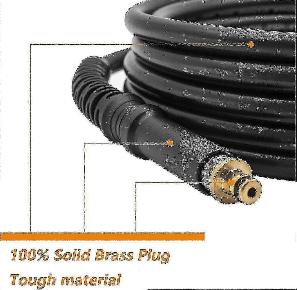 Karcher K2 Old Model High Pressure Washer Hose 6m med M22 14mm Connection 0905, Rubber material, car washing and detailing