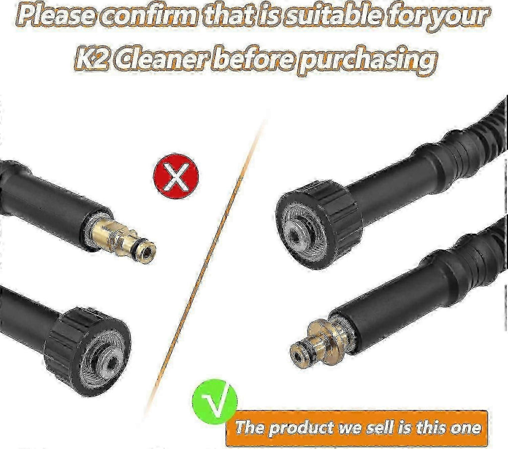 Karcher K2 Old Model High Pressure Washer Hose 6m med M22 14mm Connection 0905, Rubber material, car washing and detailing
