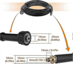 Karcher K2 Old Model High Pressure Washer Hose 6m med M22 14mm Connection 0905, Rubber material, car washing and detailing